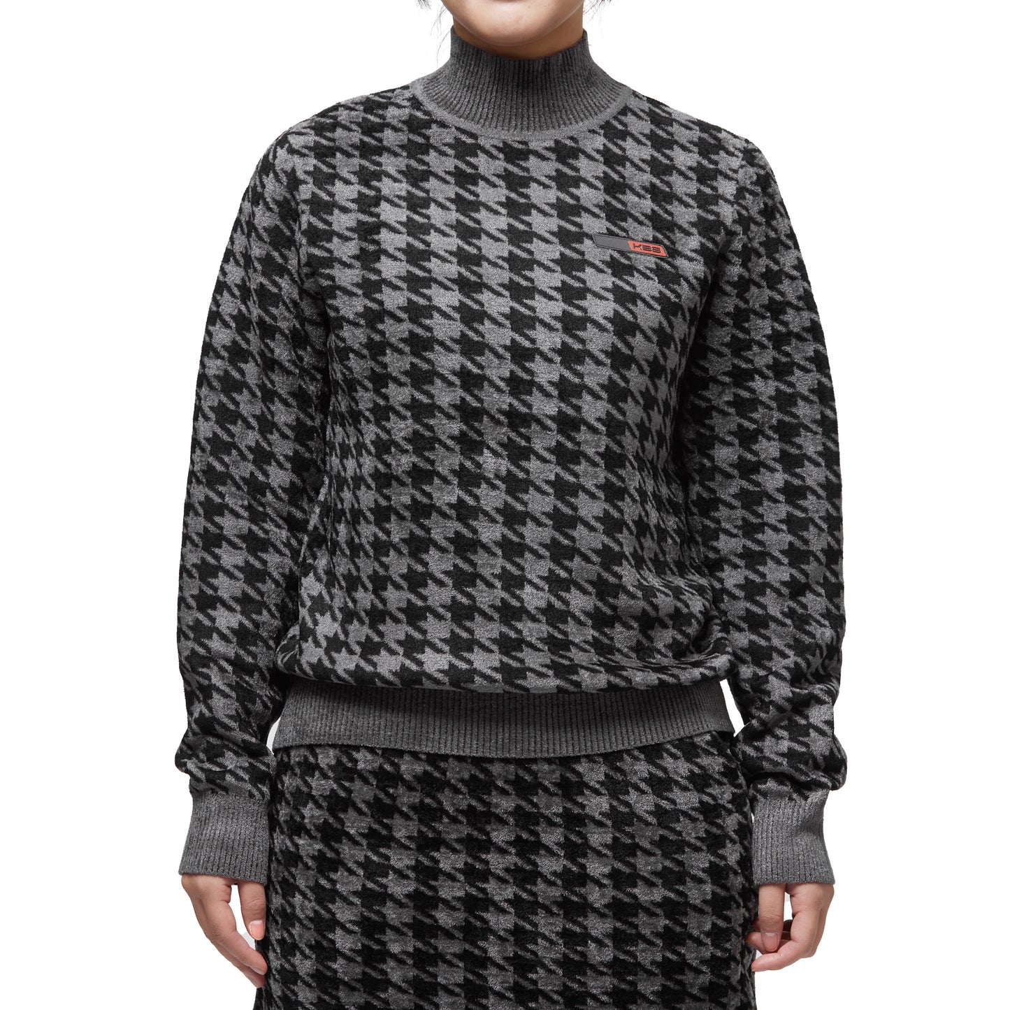 CHIDORI KNIT HIGH NECK PULLOVER/KBSW23AK001