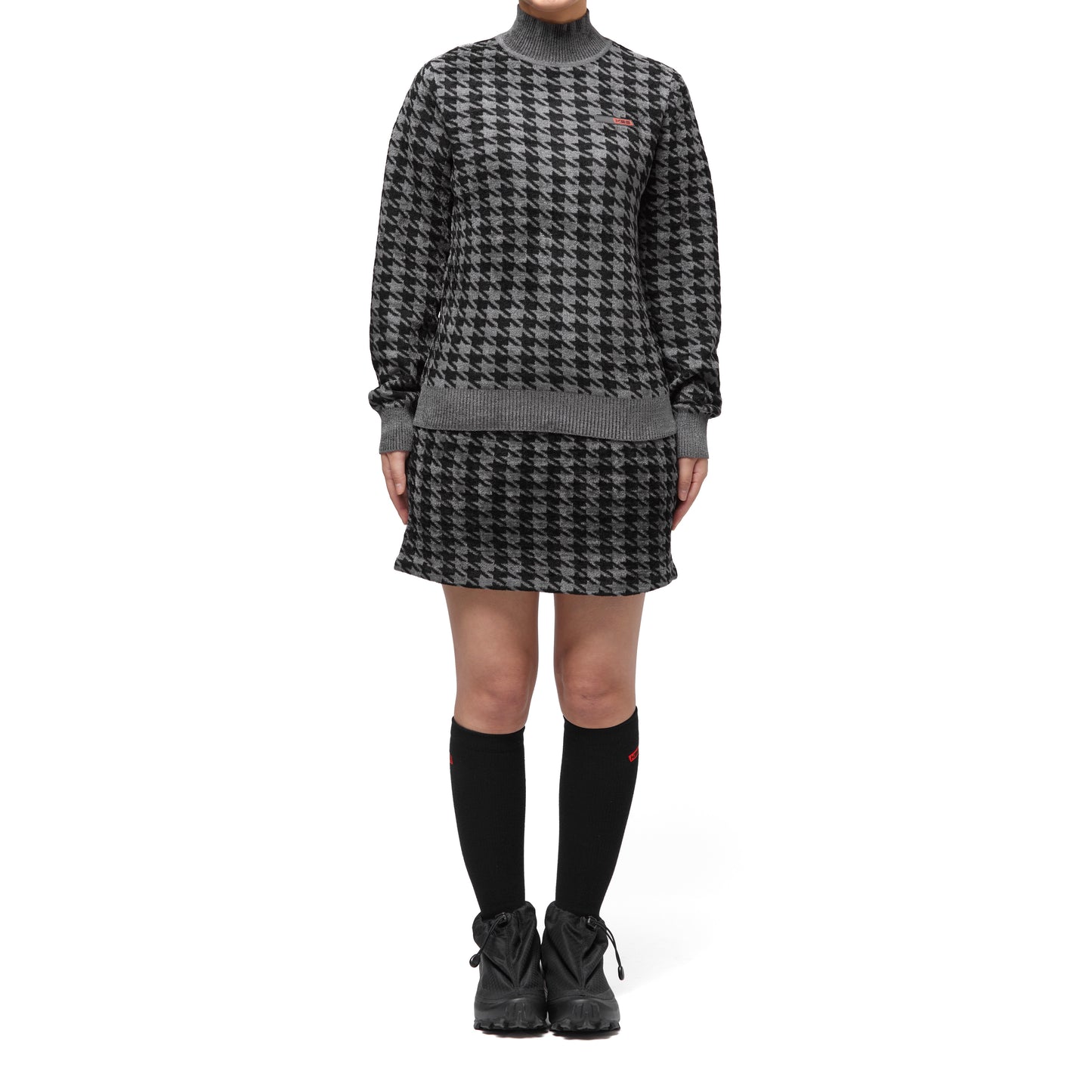 CHIDORI KNIT HIGH NECK PULLOVER/KBSW23AK001