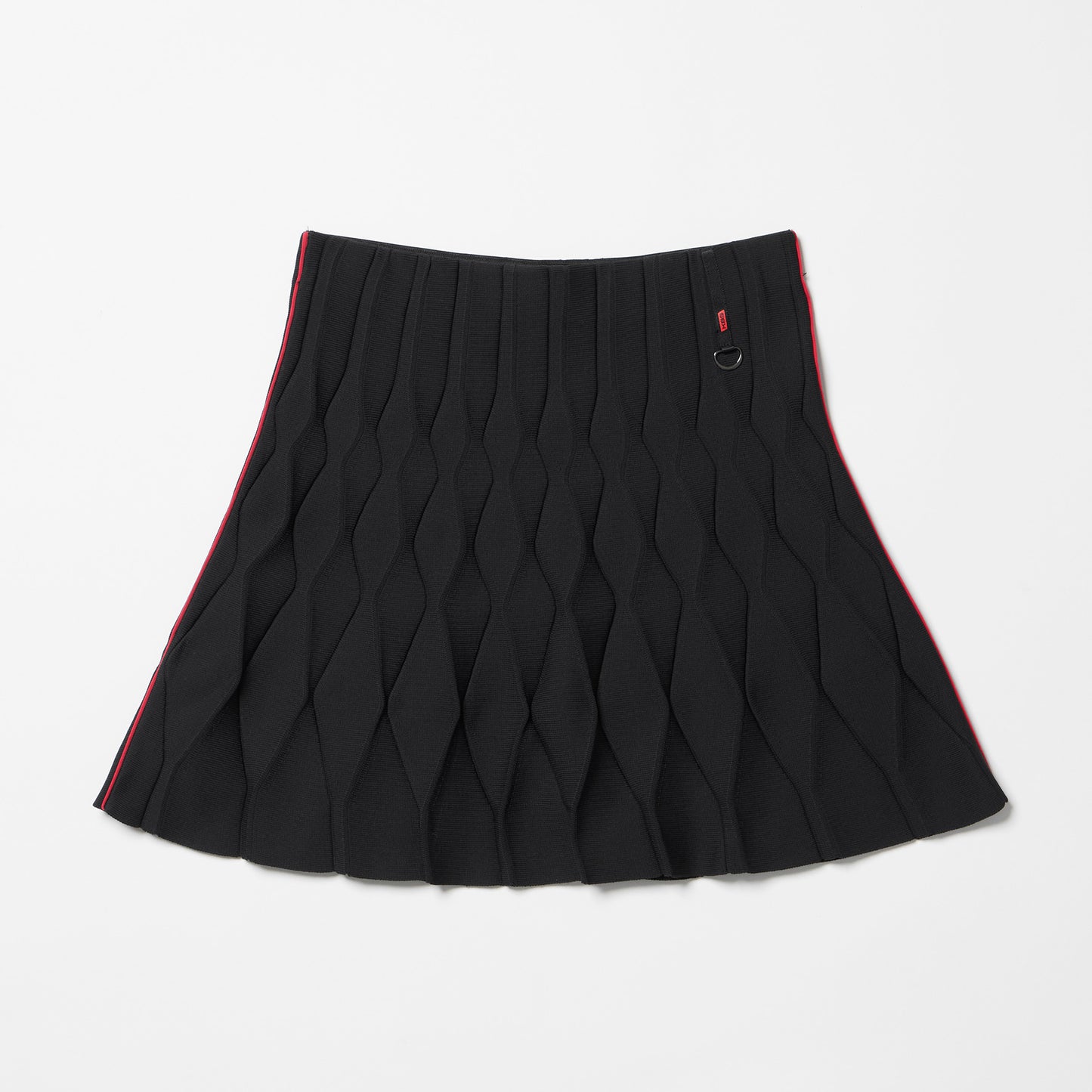 SEMI FLARED KNIT SKIRT/KBSW23AS006