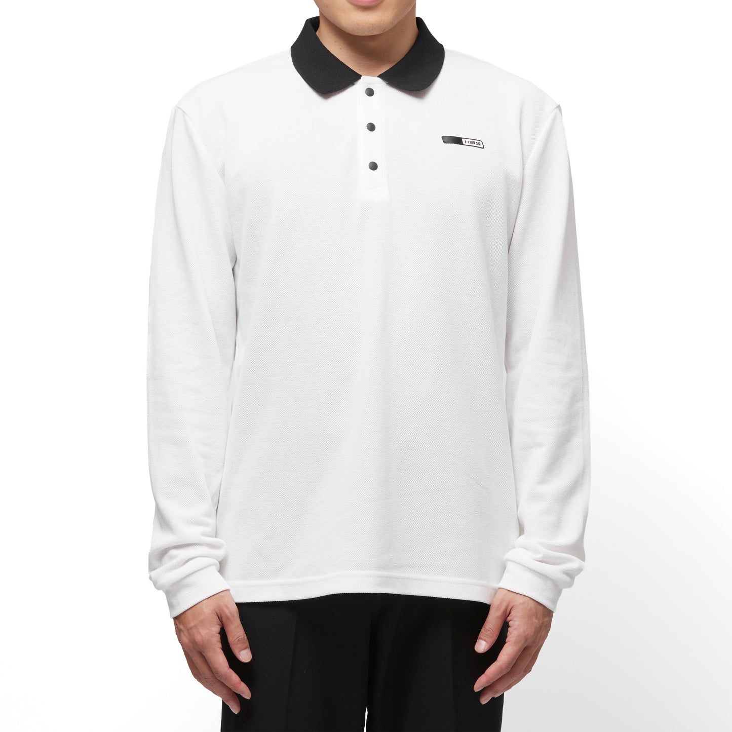 JP PAPER LONG SLV POLO/KBSM23AM002